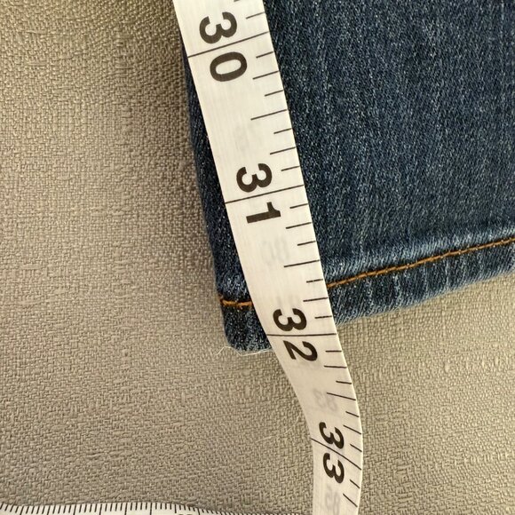 Lucky Brand 361 Vintage Straight Jeans Men's 36x32 Blue Cotton5 Pocket Logo - Picture 16 of 16